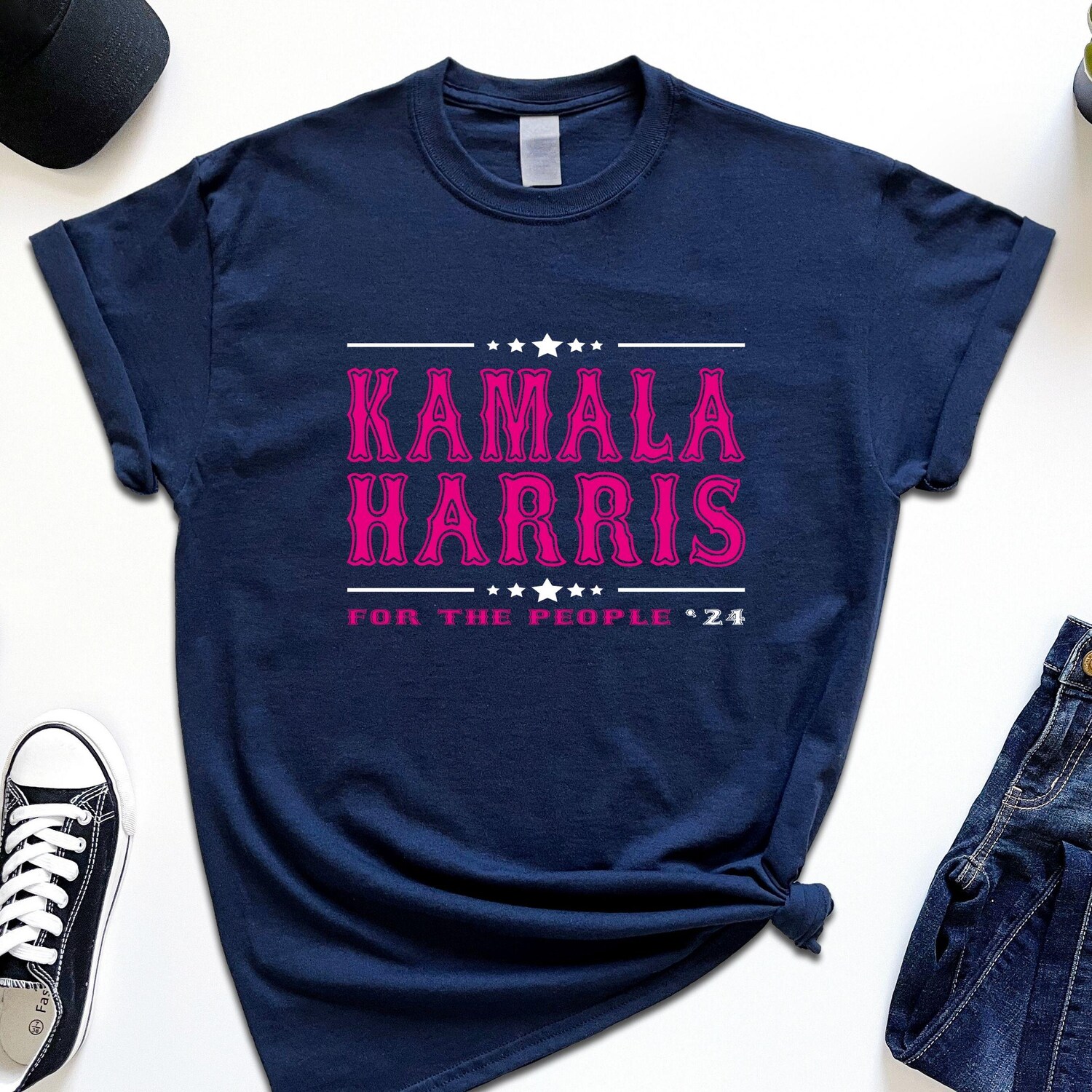 Kamala Harris 2024 Support Shirt for President Election Kamala for the People Tee image 2