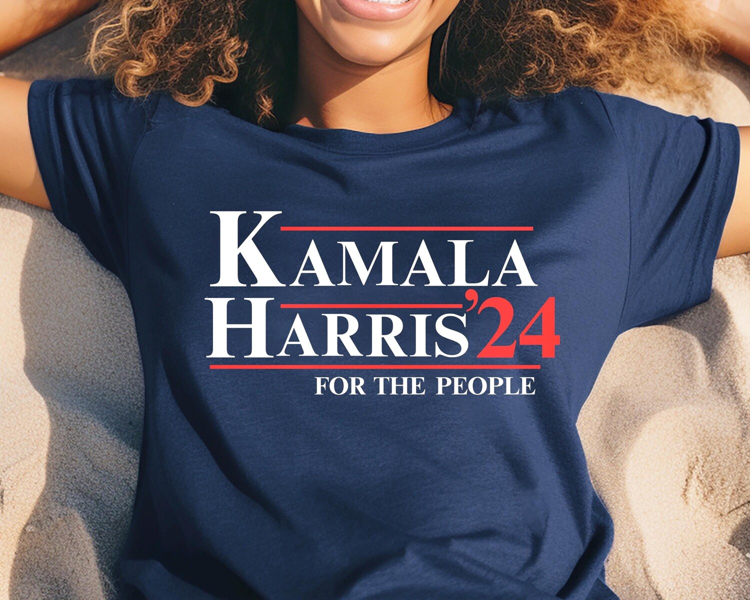 Kamala Harris 2024 Shirt Madam President Tee Presidential Election Rally Shirt image 1