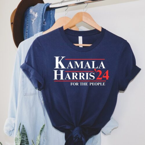 Kamala Harris 2024 Shirt Madam President Tee Presidential Election Rally Shirt image 0