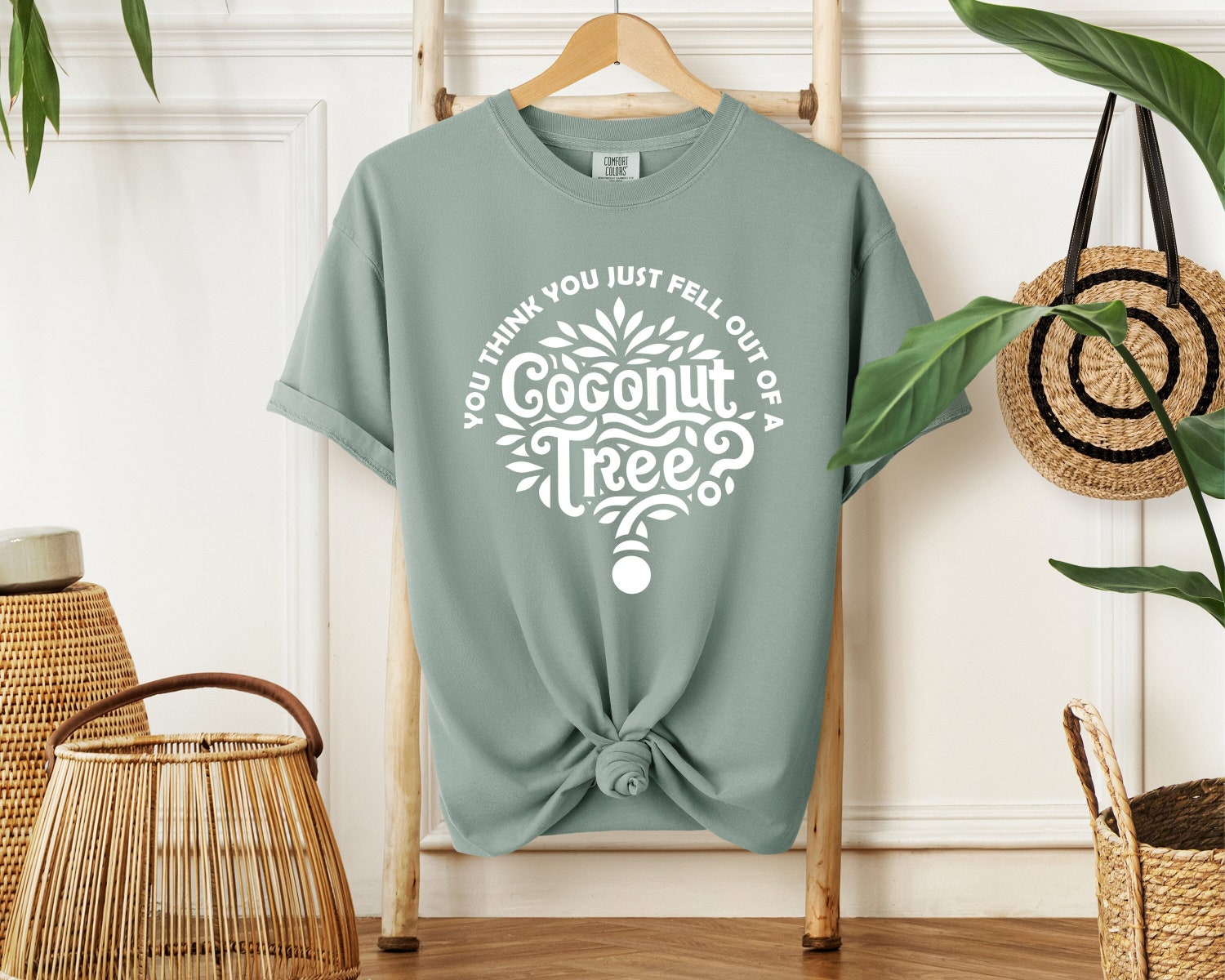 Kamala Harris Feminist Shirt Glass Ceiling Madame President 2024 Coconut Tree Tee image 0
