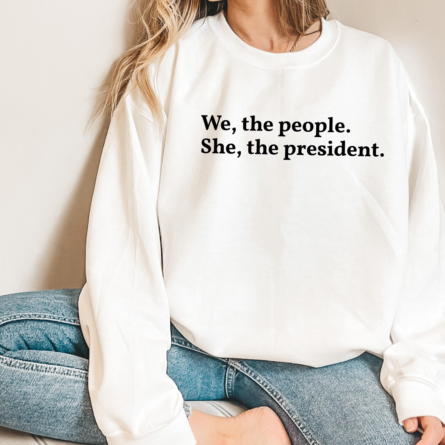 Kamala Harris 2024 President Shirt Vote Blue Democrat Merch Liberal Feminist T-Shirt image 5