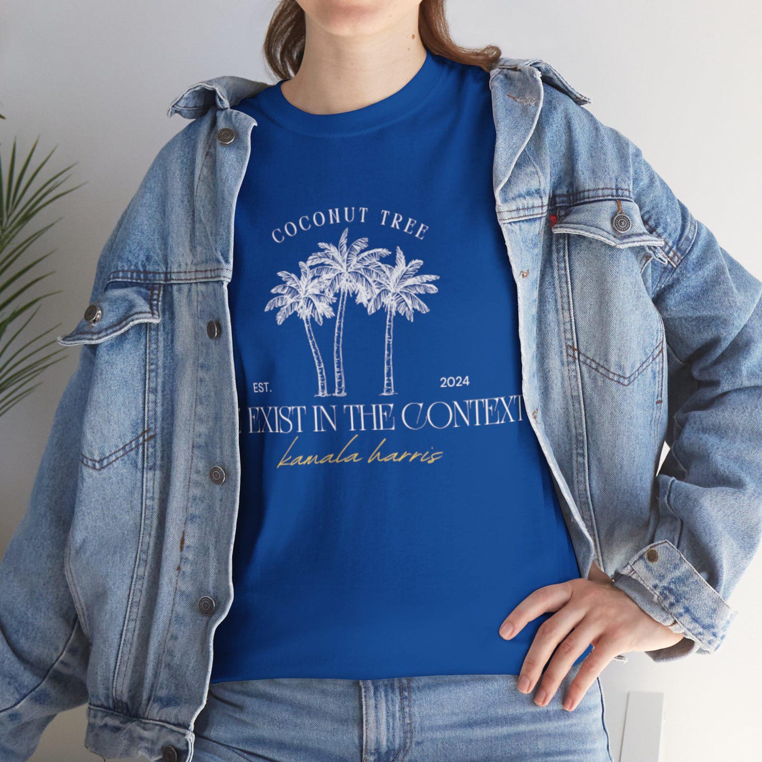 Kamala Harris Coconut Tree Shirt You Think You Just Fell Out Context Shirt Funny Political Tshirt image 7