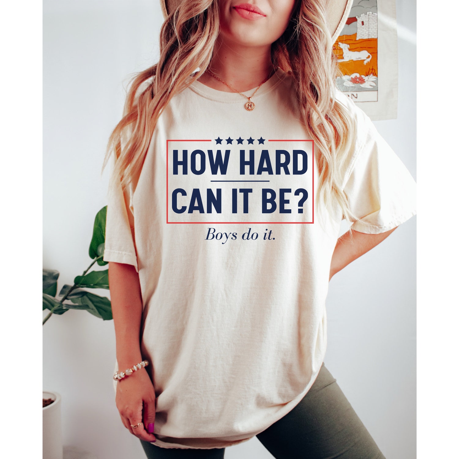 Kamala Harris 2024 T-shirt How Hard Can It Be President Election Tee Kamala Harris Shirt image 2