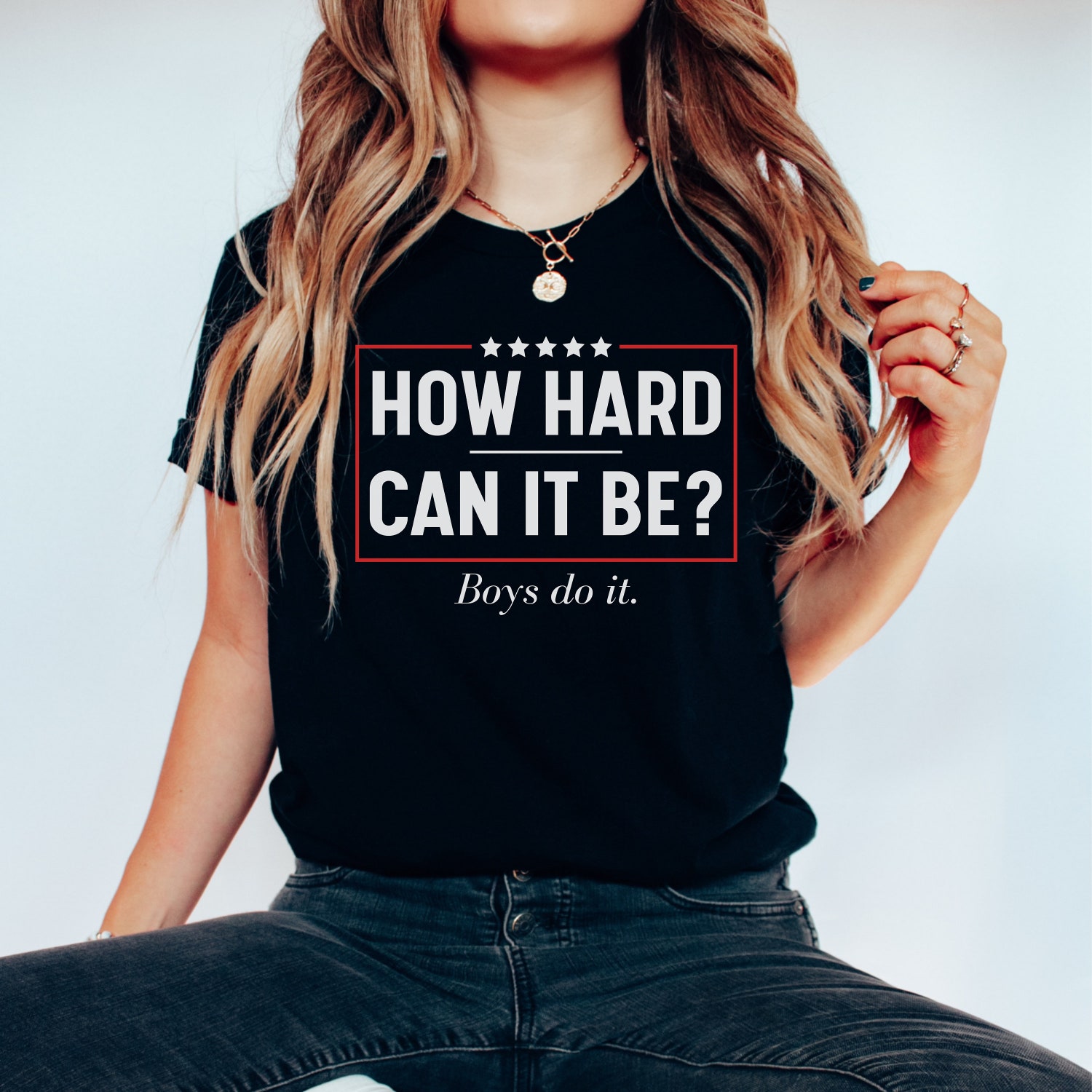 Kamala Harris 2024 T-shirt How Hard Can It Be President Election Tee Kamala Harris Shirt image 1