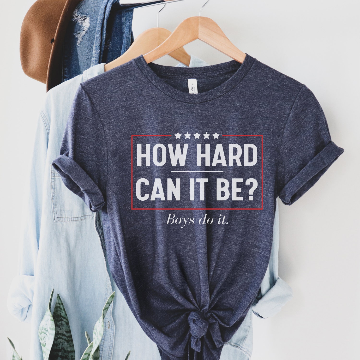 Kamala Harris 2024 T-shirt How Hard Can It Be President Election Tee Kamala Harris Shirt image 7