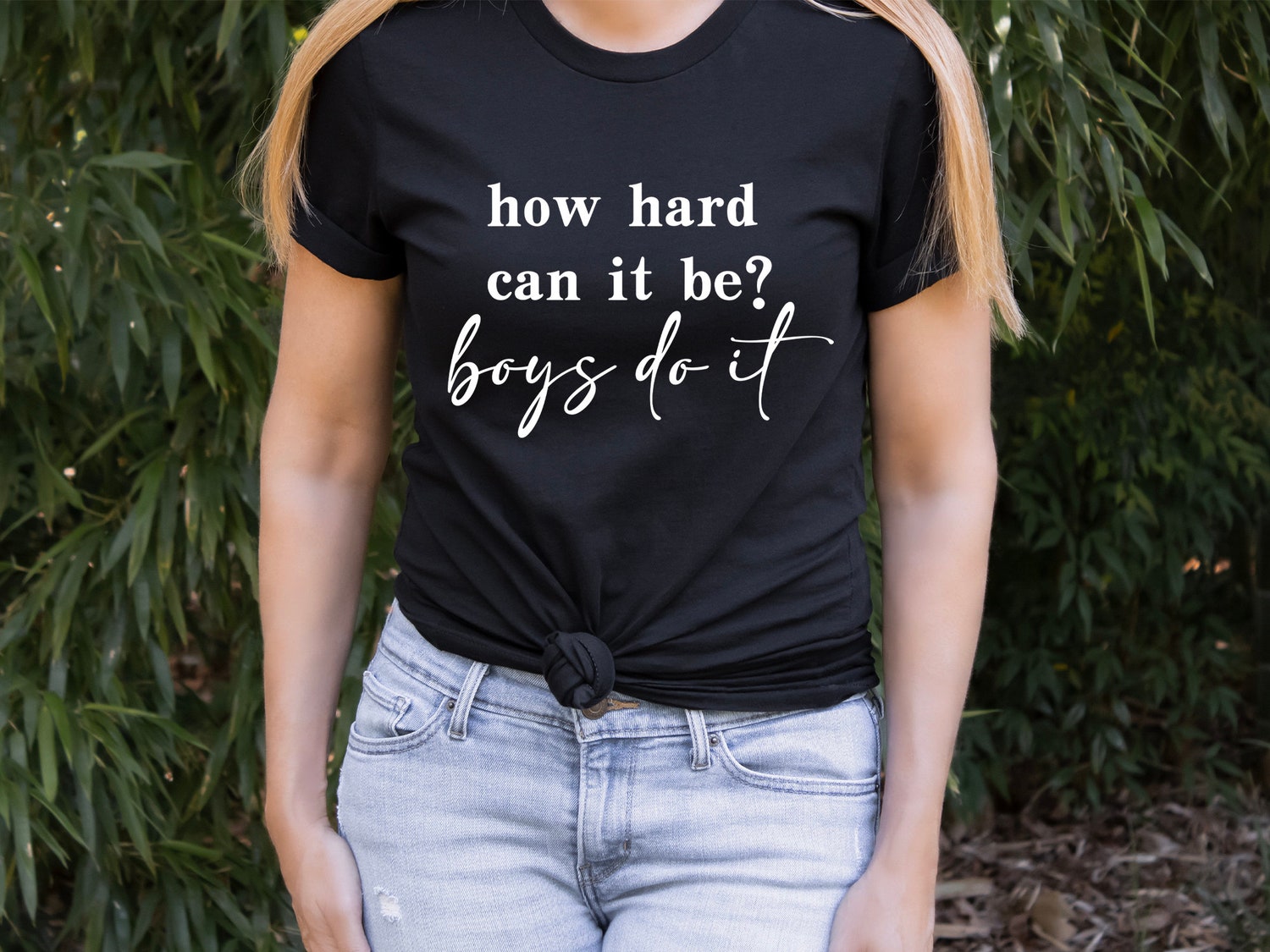 How Hard Can It Be Boys Do It T-Shirt for Girls Election 2024 Kamala Harris Shirt image 1