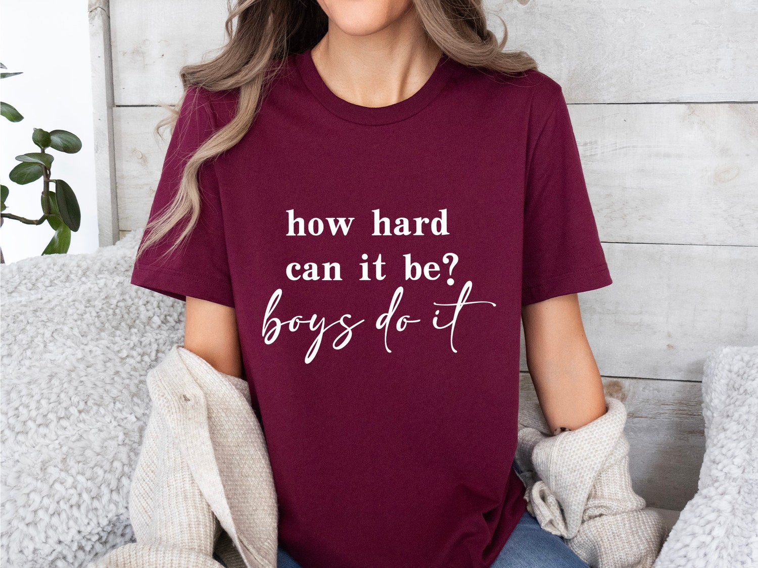 How Hard Can It Be Boys Do It T-Shirt for Girls Election 2024 Kamala Harris Shirt image 7