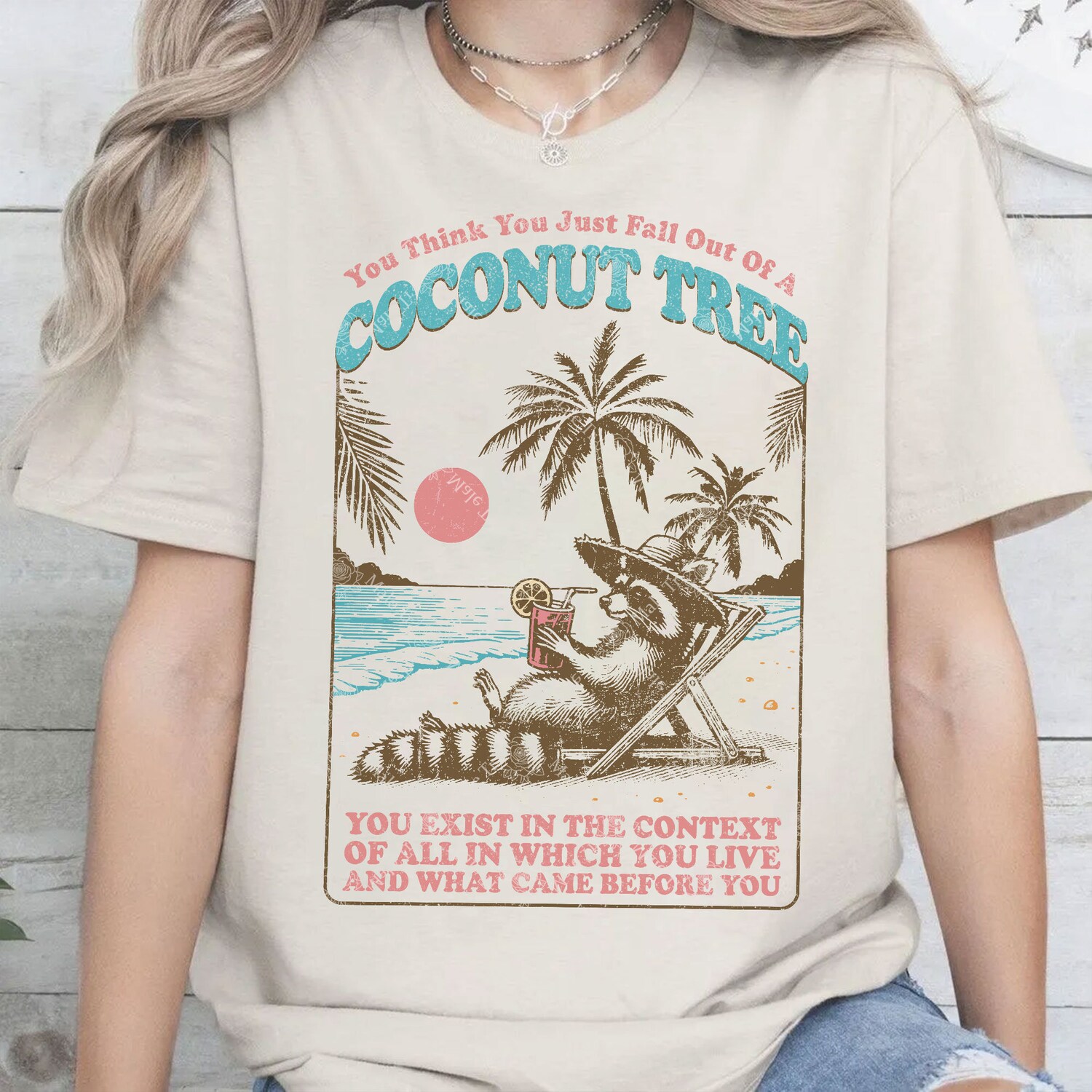 Kamala Harris Meme Shirt You Think You Just Fall Out of a Coconut Tree Funny Tee image 2