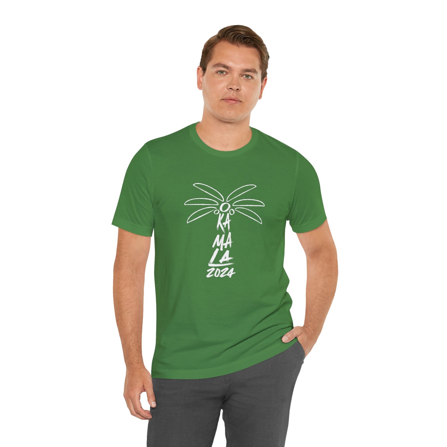 Kamala Coconut Tree 2024 Shirt Modern Minimalist Kamala Harris President Unisex Tee image 7