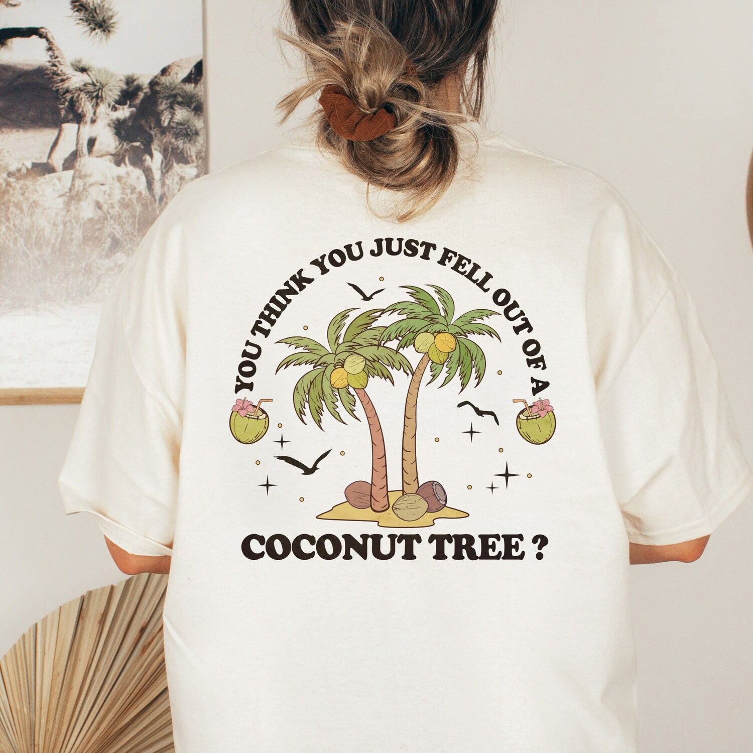 Kamala Harris 2024 Shirt Political Meme Democrat Coconut Tree Quote Tee image 3