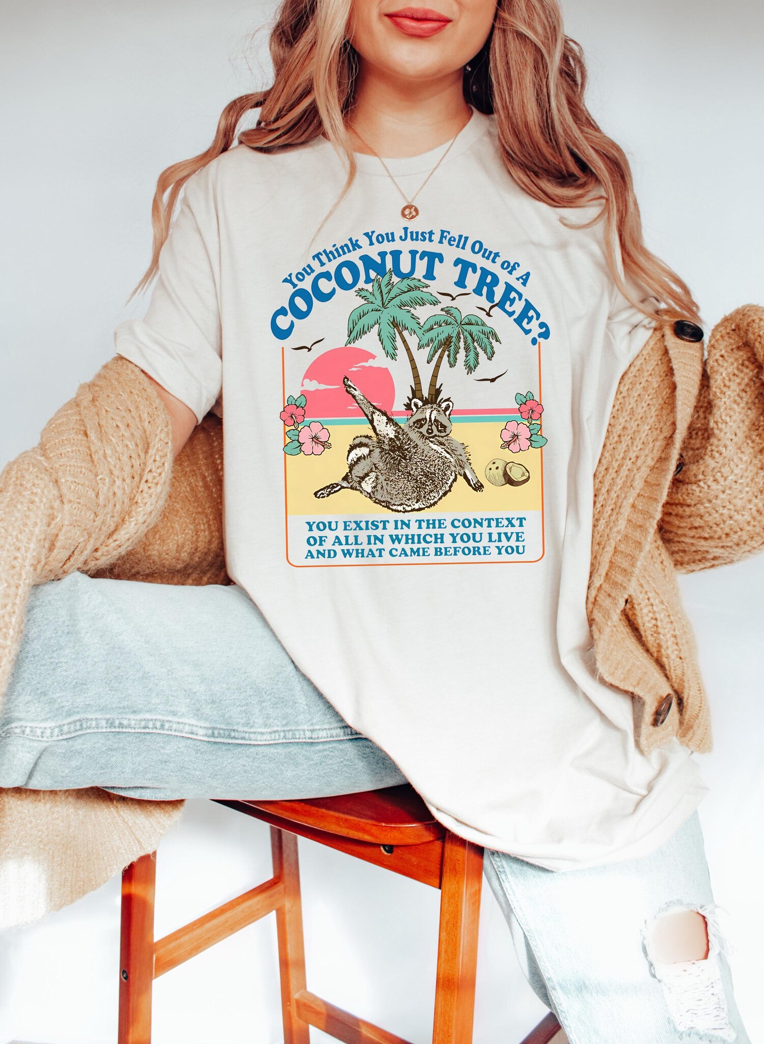 Kamala Harris Coconut Tree Shirt - Funny Political T-Shirt - Biden Harris Democrat Election Tee image 0