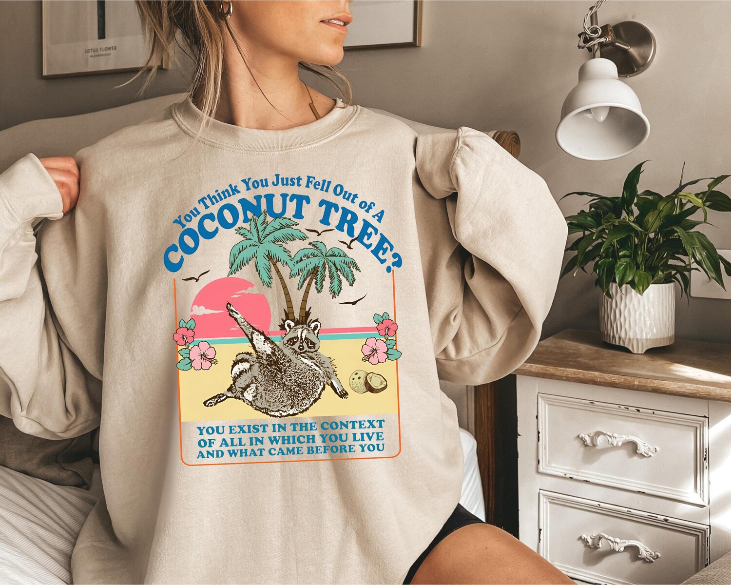 Kamala Harris Coconut Tree Shirt - Funny Political T-Shirt - Biden Harris Democrat Election Tee image 1