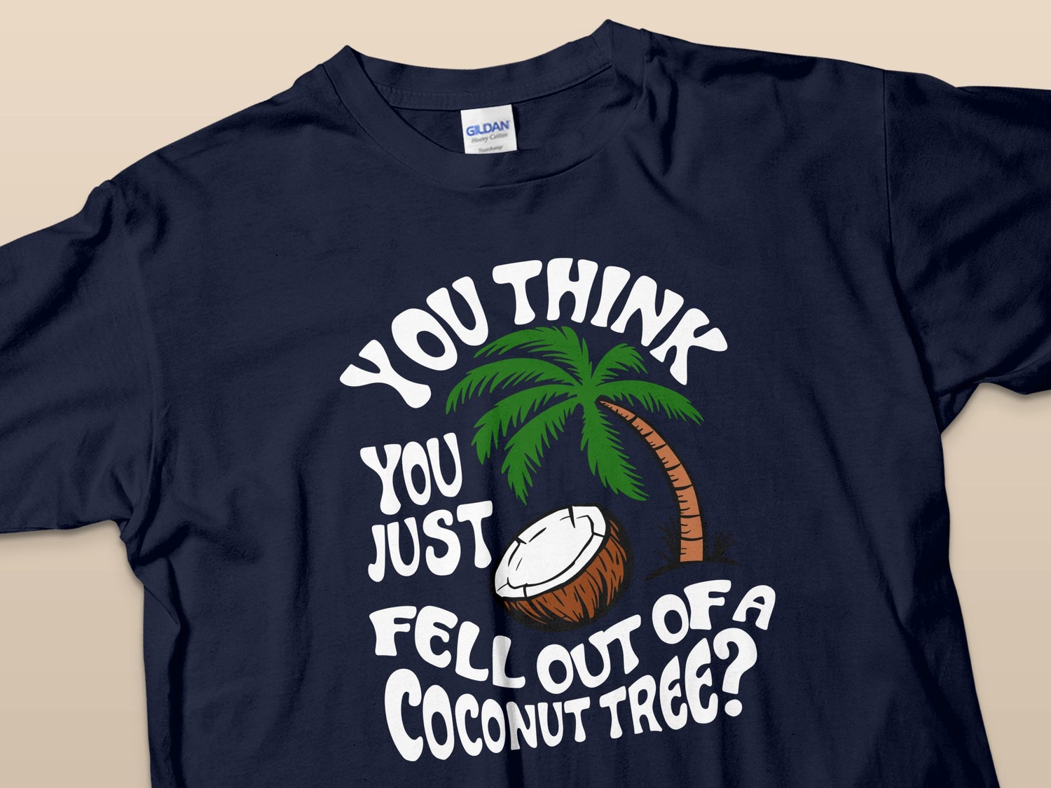 Kamala Harris 2024 Election T-Shirt You Think You Just Fell Out of a Coconut Tree image 2