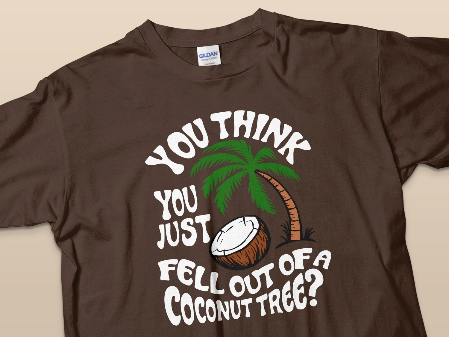 Kamala Harris 2024 Election T-Shirt You Think You Just Fell Out of a Coconut Tree image 0