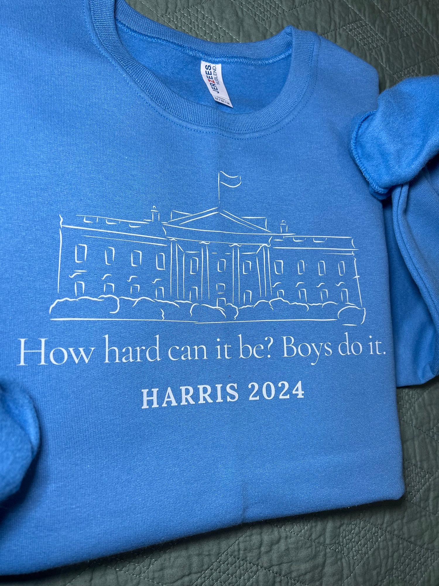 Kamala Harris 2024 Shirt Vote for Women Boys Do It Harris 2024 Madam President Tee image 2