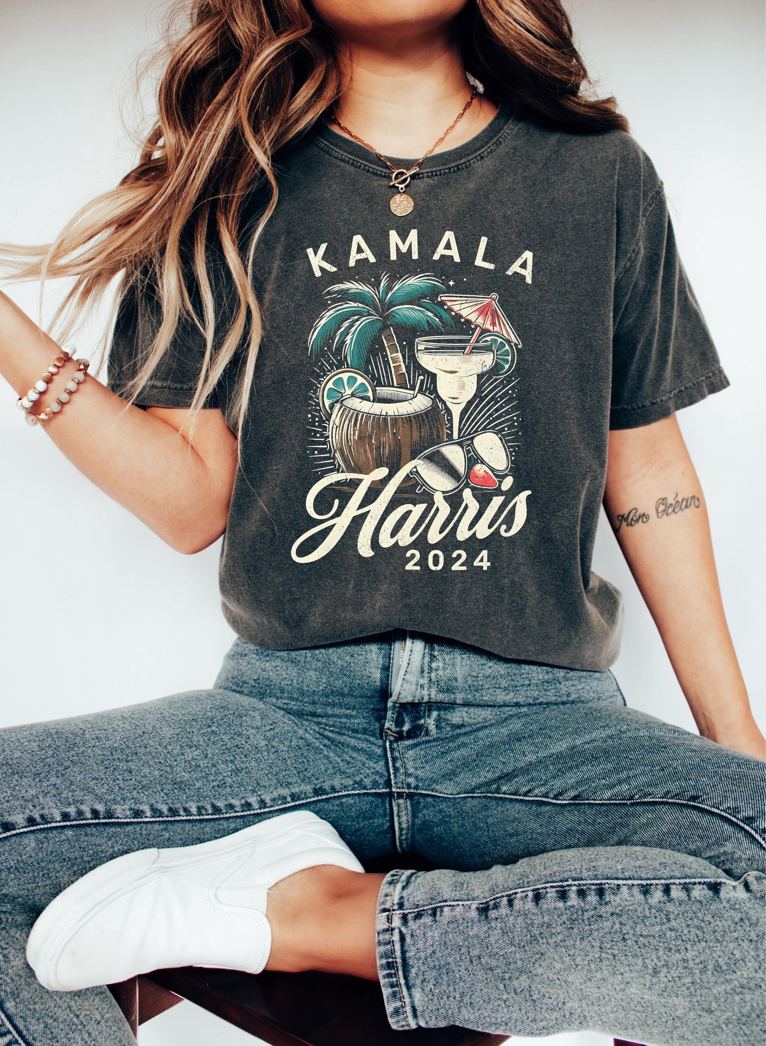 Kamala Harris Vote Democrat Election T-Shirt Biden Blue Supporters Madam President Shirt image 0