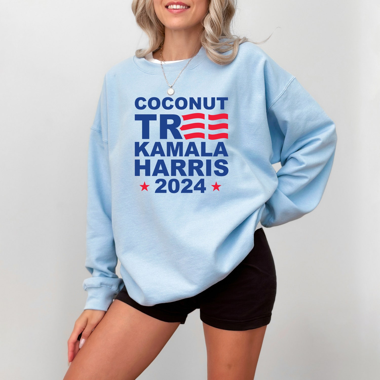 Kamala Harris Shirt You Think You Just Fall Out of a Coconut Tree Anti-Trump Tee image 1