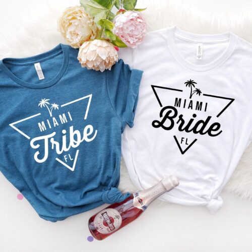 Miami Bride & Tribe: Shirts Sweatshirts Gifts Bachelorette Party image 0