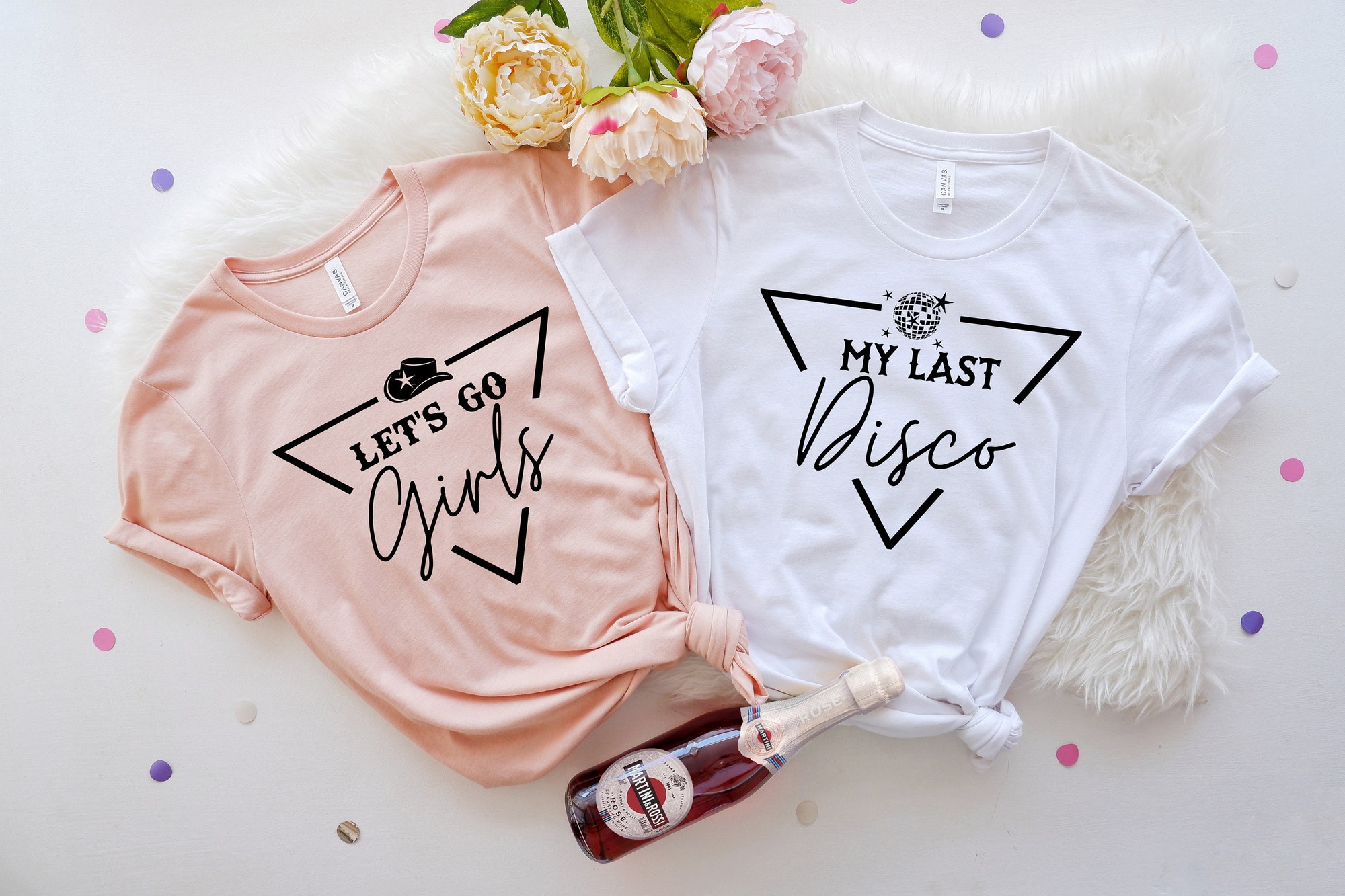 Let's Go Girls Bachelorette Shirts - Cowgirl Bridal Party Gifts image 3