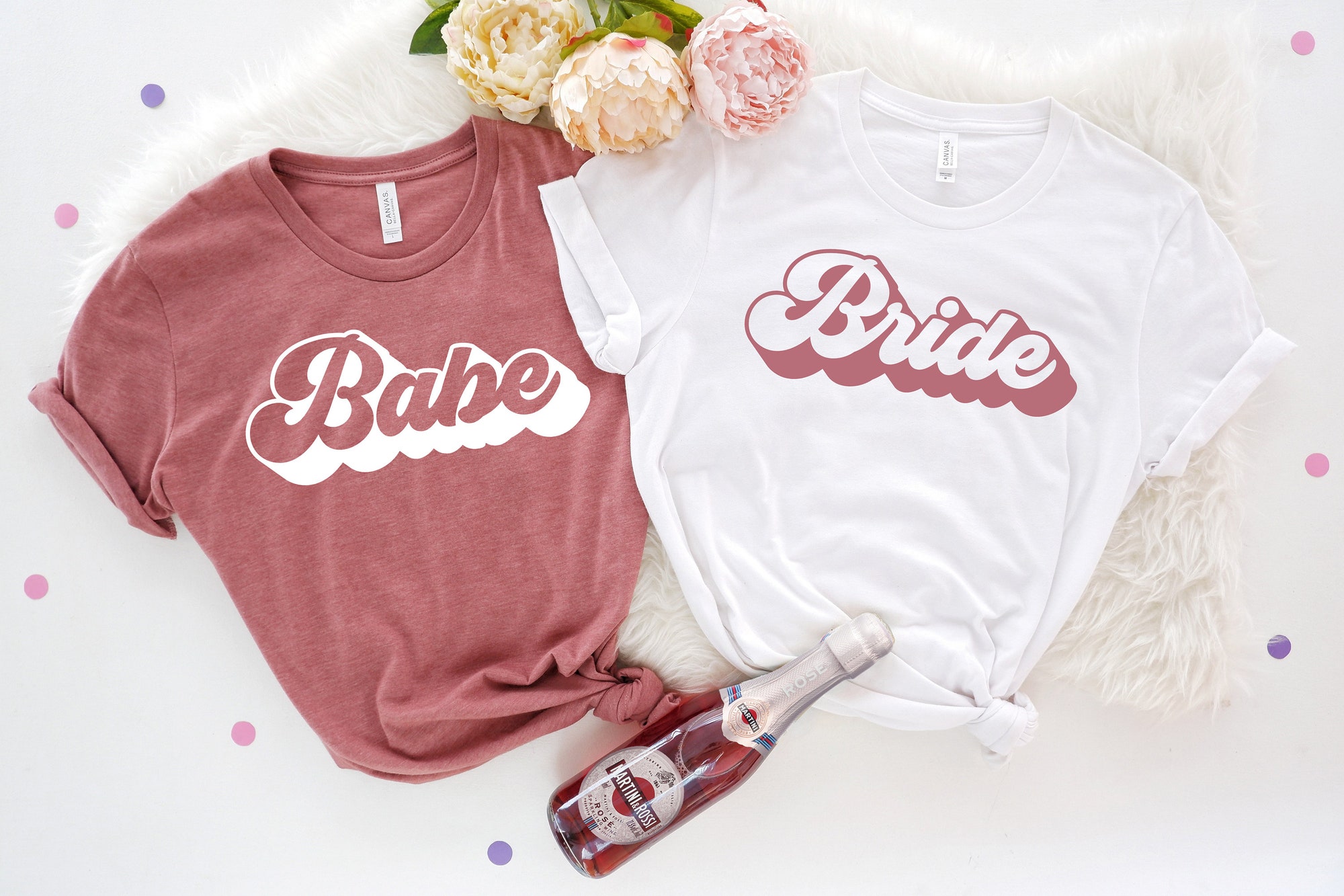 Bride Babe & Bachelorette Party Shirts - Wedding & Bridal Party Tees image 1