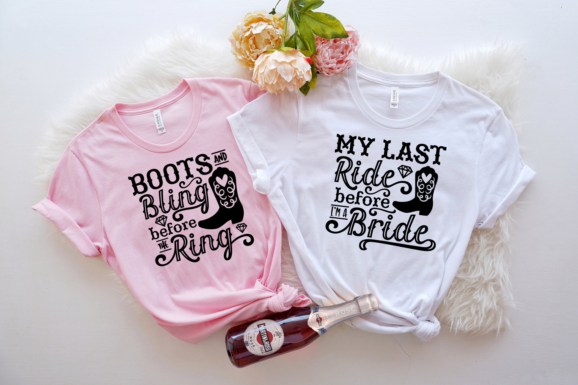 Western Bachelorette Party Tees Last Ride Shirts Country Bride Gifts image 1