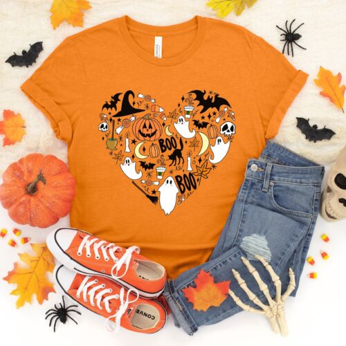 Halloween Doodles Cute Theme Shirt image 0