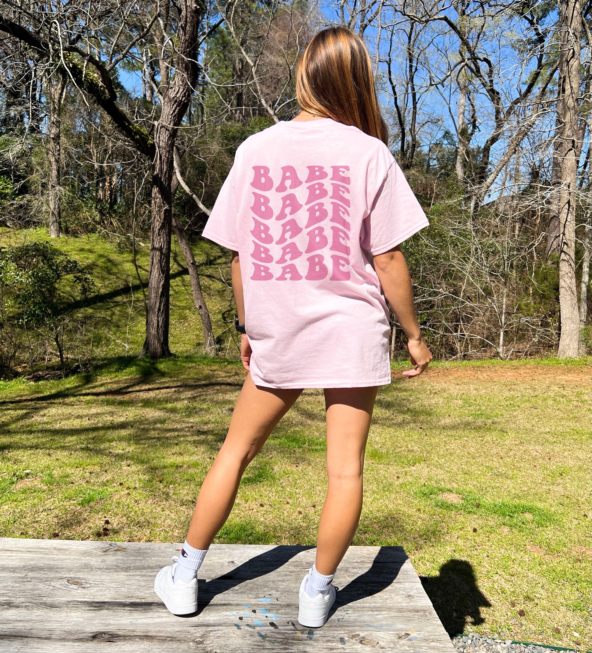 Chic Bridesmaid Babe Tee - Retro Bachelorette Matching Shirts image 0
