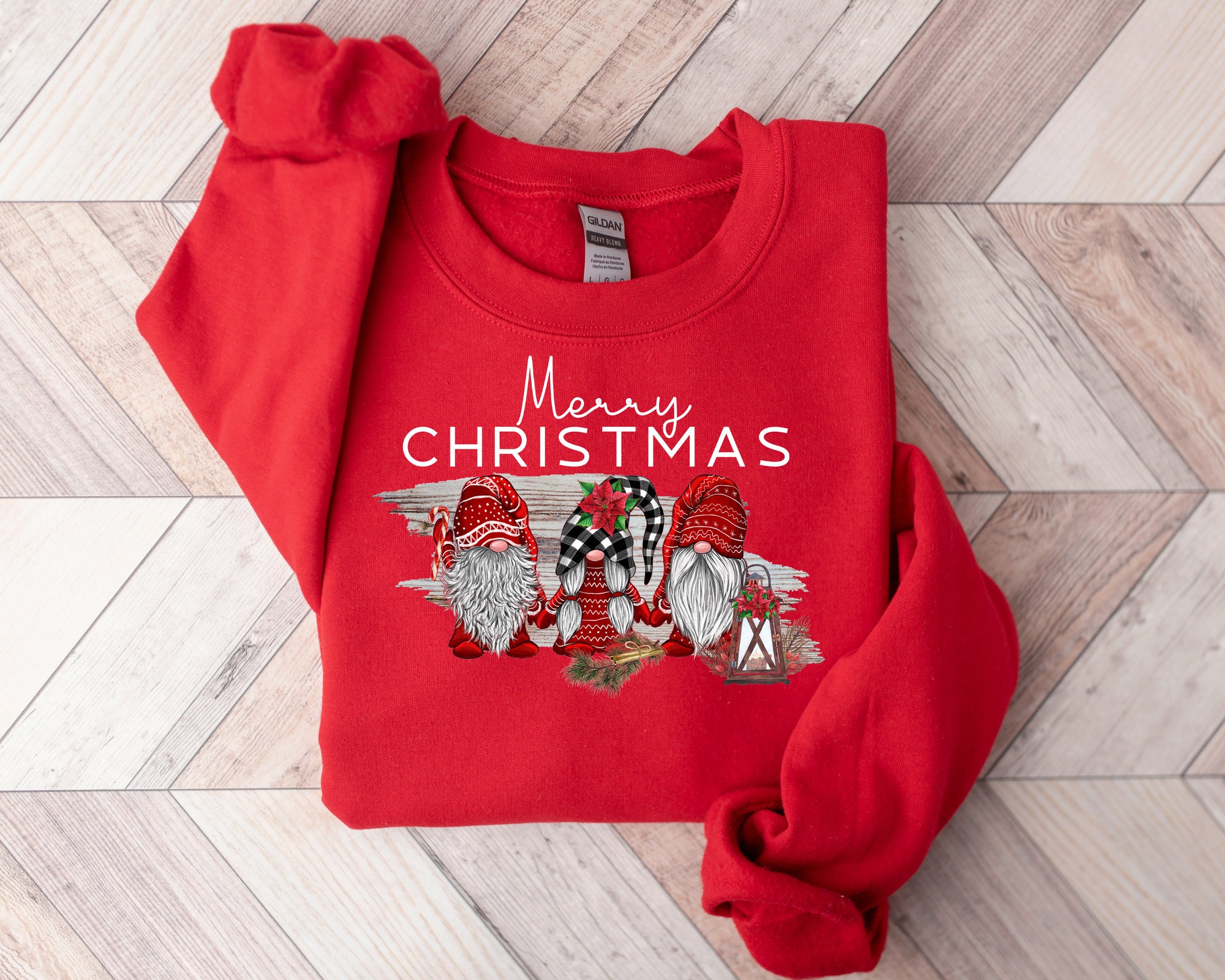 Merry Christmas Gnomes Shirt Cute Gnomies Matching Family Shirt image 0