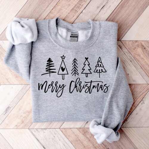 Christmas Trees Shirt | Cute Christmas Tee image 0