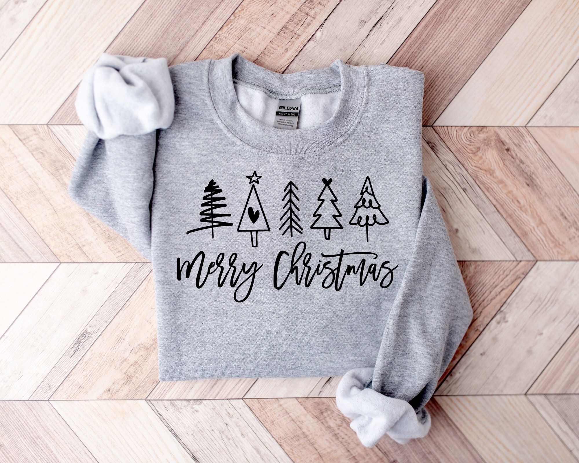 Christmas Trees Shirt | Cute Christmas Tee image 0