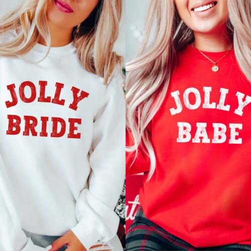 Xmas Bachelorette Party: Bride Sweatshirt & Winter Bridal Tees image 0