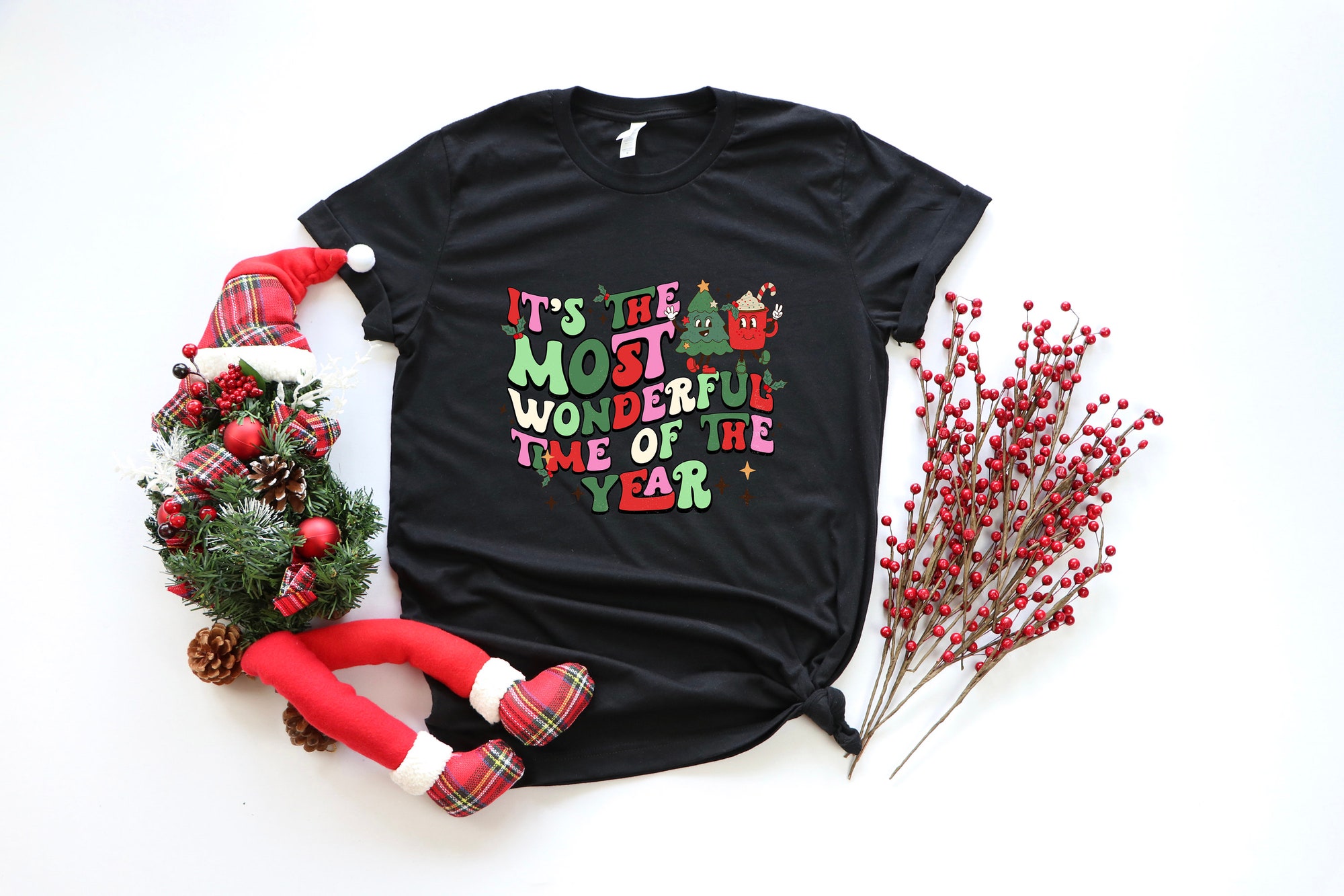 Family Christmas T-Shirt: Wonderful Time of Year Xmas Gift Shirt image 1