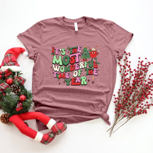 Family Christmas T-Shirt: Wonderful Time of Year Xmas Gift Shirt image 0