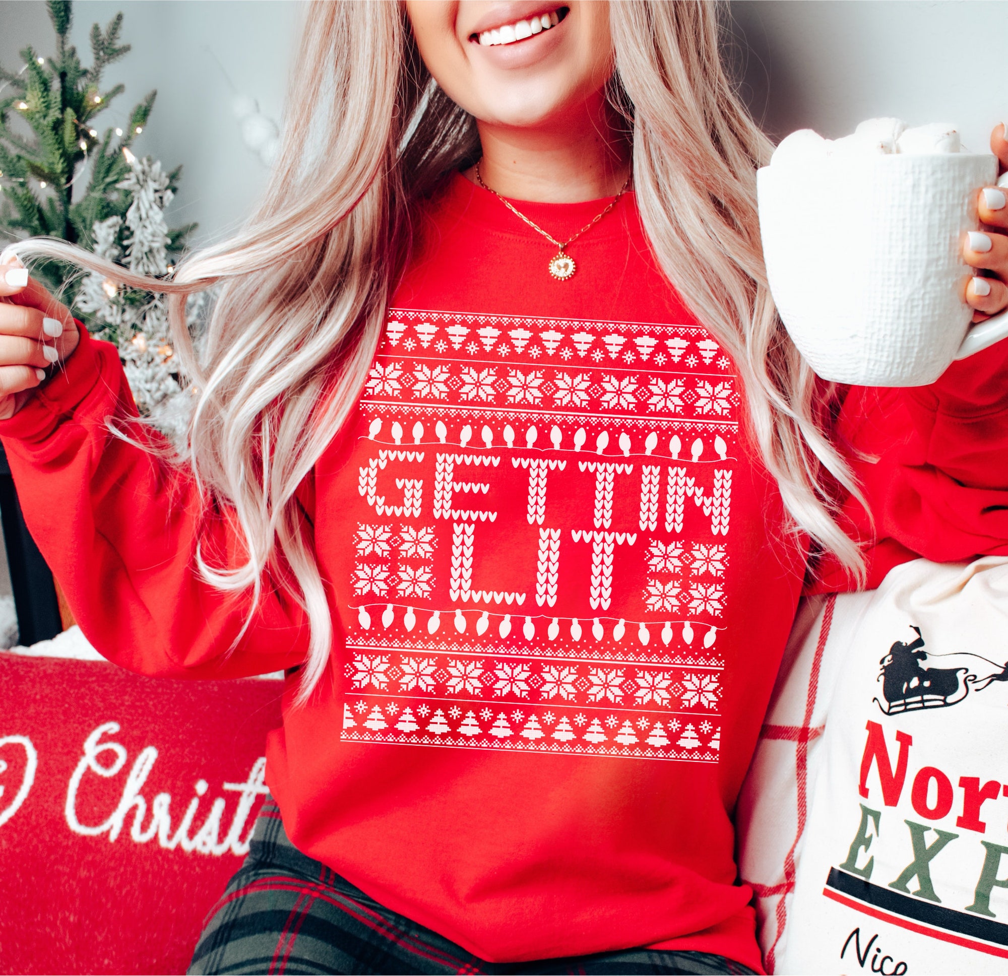 Xmas Bachelorette: Ugly Sweater & Sweatshirts for Bride & Bridesmaids image 3