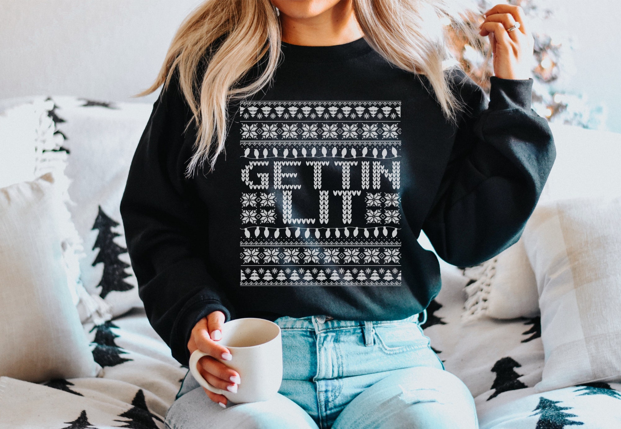 Xmas Bachelorette: Ugly Sweater & Sweatshirts for Bride & Bridesmaids image 4