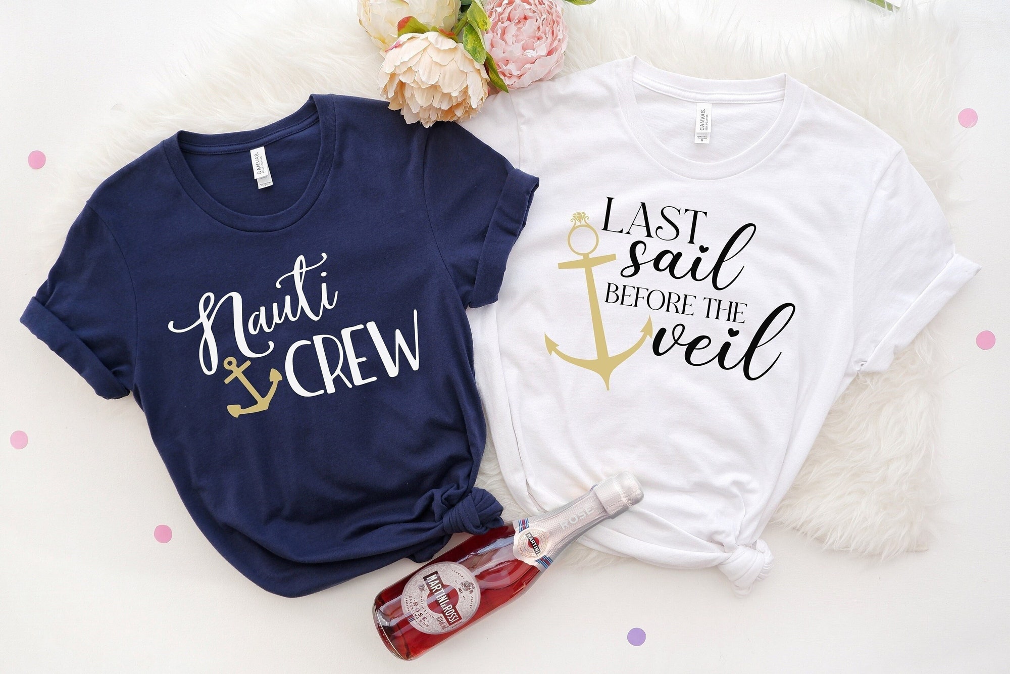 Nauti Bachelorette Shirts: Last Sail Before Veil & Cruise Party image 0