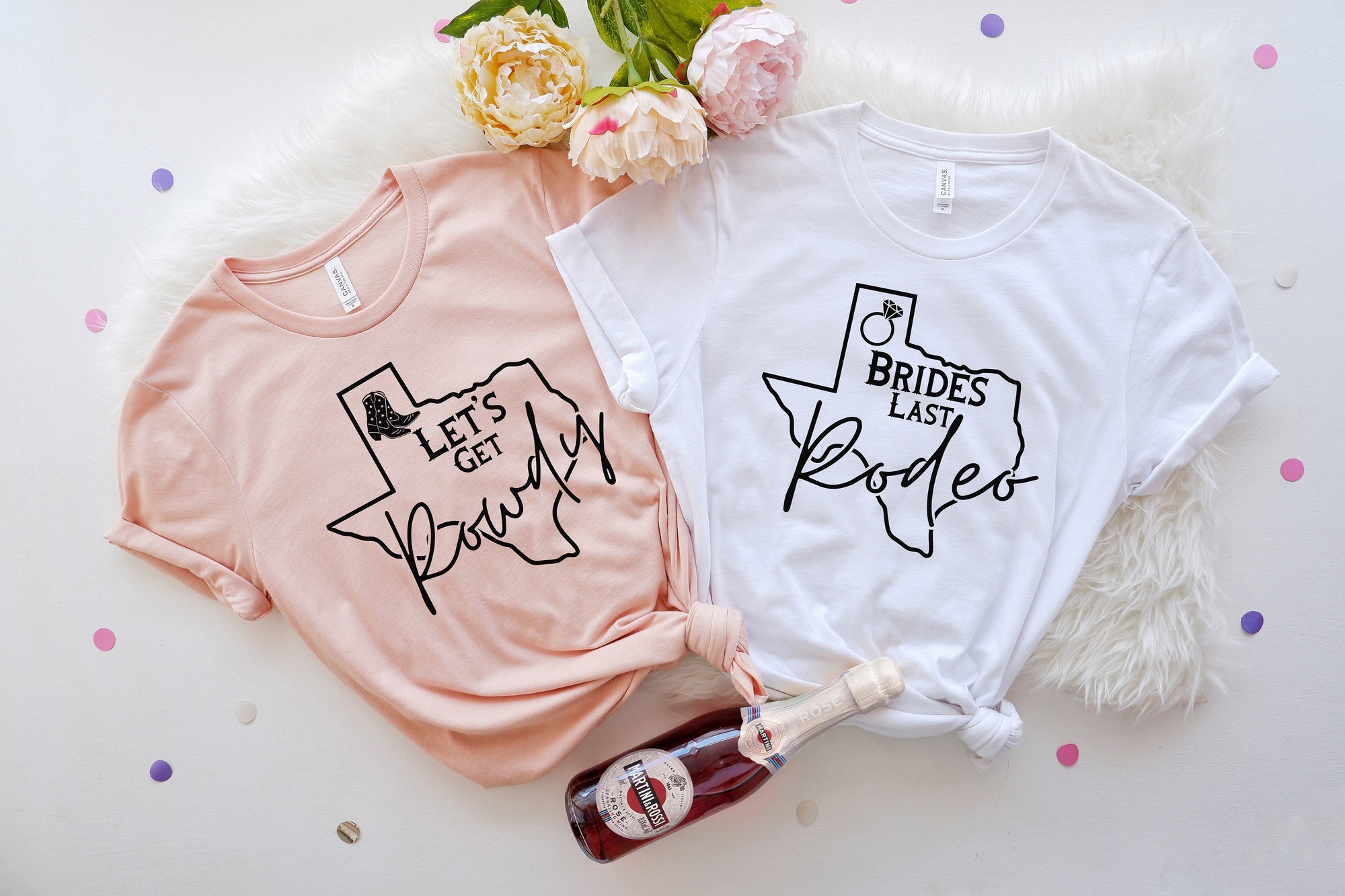 Texas Bachelorette & Cowgirl Shirts - Last Rodeo Wedding Gifts image 1