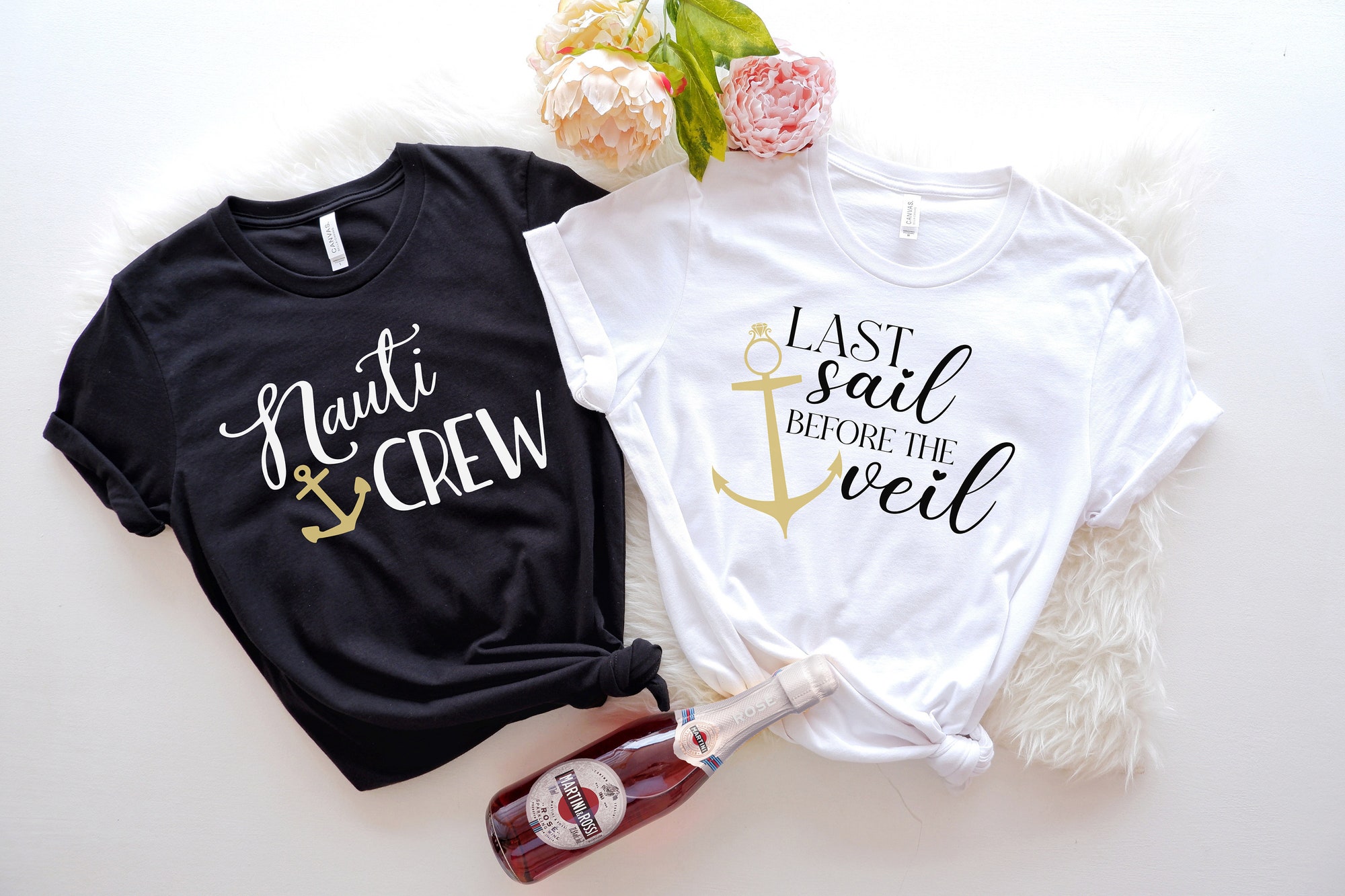 Nauti Bachelorette Shirts: Last Sail Before Veil & Cruise Party image 1