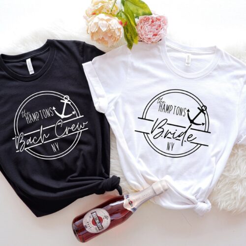 Hamptons Bachelorette & Bridal Shirts - NY Wedding Team Bride Gifts image 0