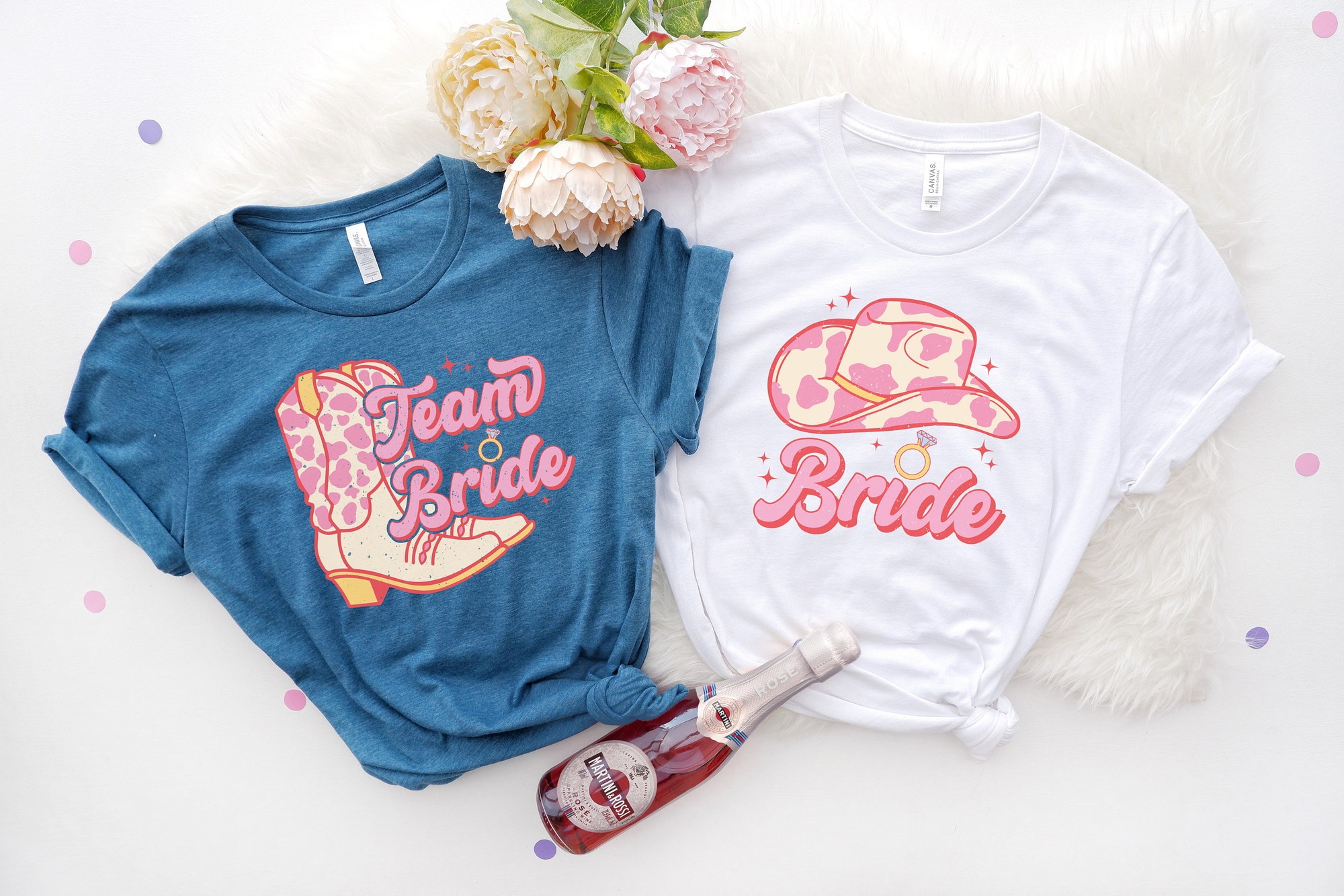 Bachelorette & Bridal Shower Tees - Team Bride Country Style Gifts image 2