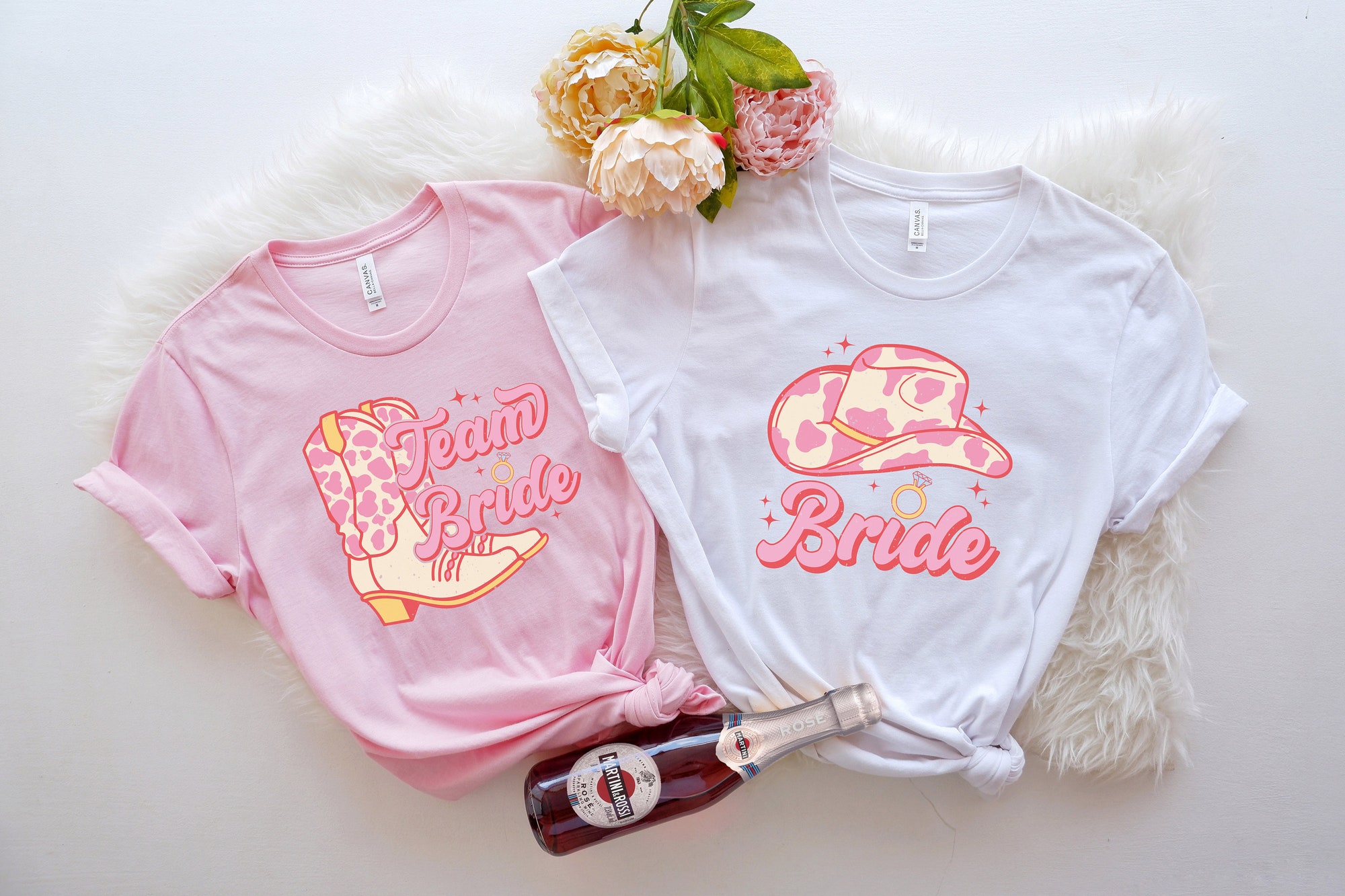 Bachelorette & Bridal Shower Tees - Team Bride Country Style Gifts image 3