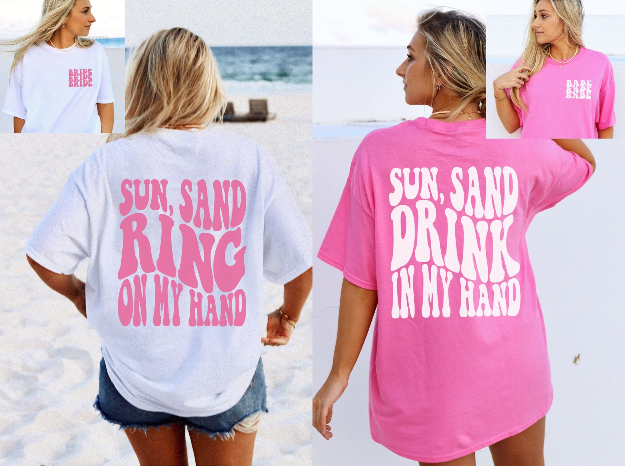 Beach & Cruise Bachelorette Shirts: Perfect for Destination Weddings image 0
