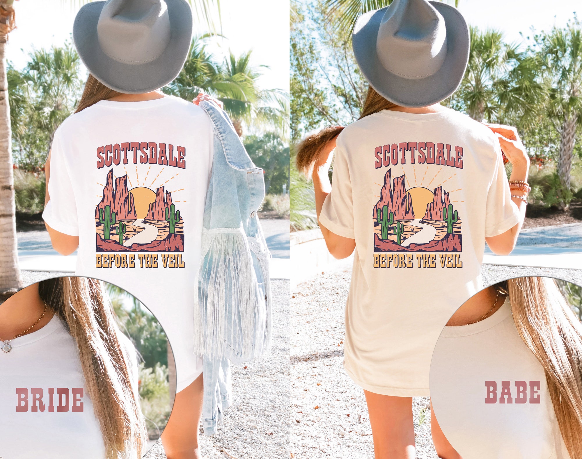 Scottsdale Bachelorette Shirts: Desert Vibes & Retro Style image 0