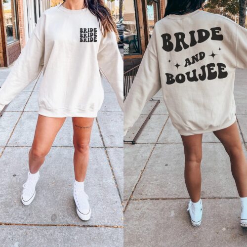 Retro Bachelorette Sweatshirt: Custom Funny Bride Design image 0