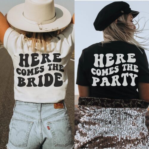 Custom Bachelorette: Groovy Retro Party Shirts & Camp Bach Aesthetic image 0