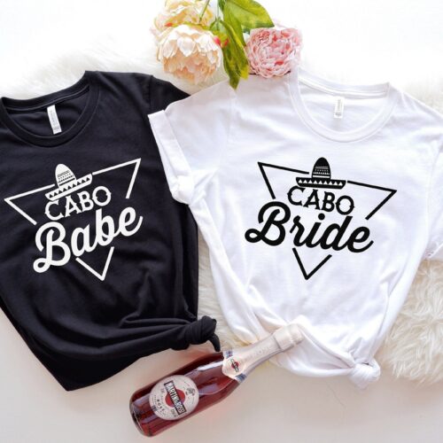 Cabo Bachelorette & Bride Shirts - Mexico Wedding & Bridesmaid Beach Gifts image 0