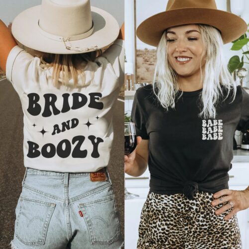 Custom Retro Bachelorette Party Shirts: Personalized & Aesthetic Tees image 0