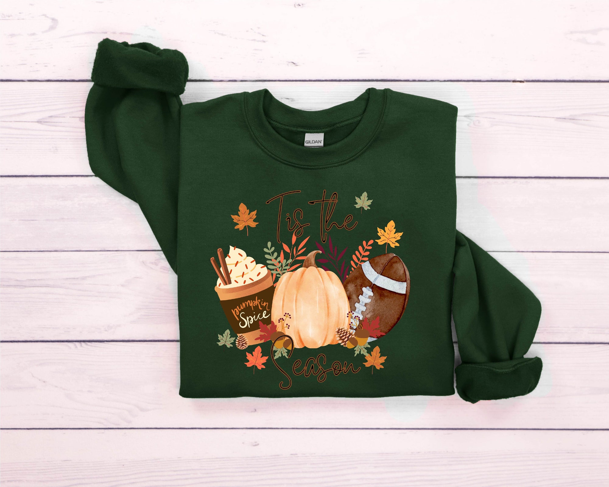 Autumn & Halloween Essentials: Sweatshirt Tee & Coffee Apparel image 3