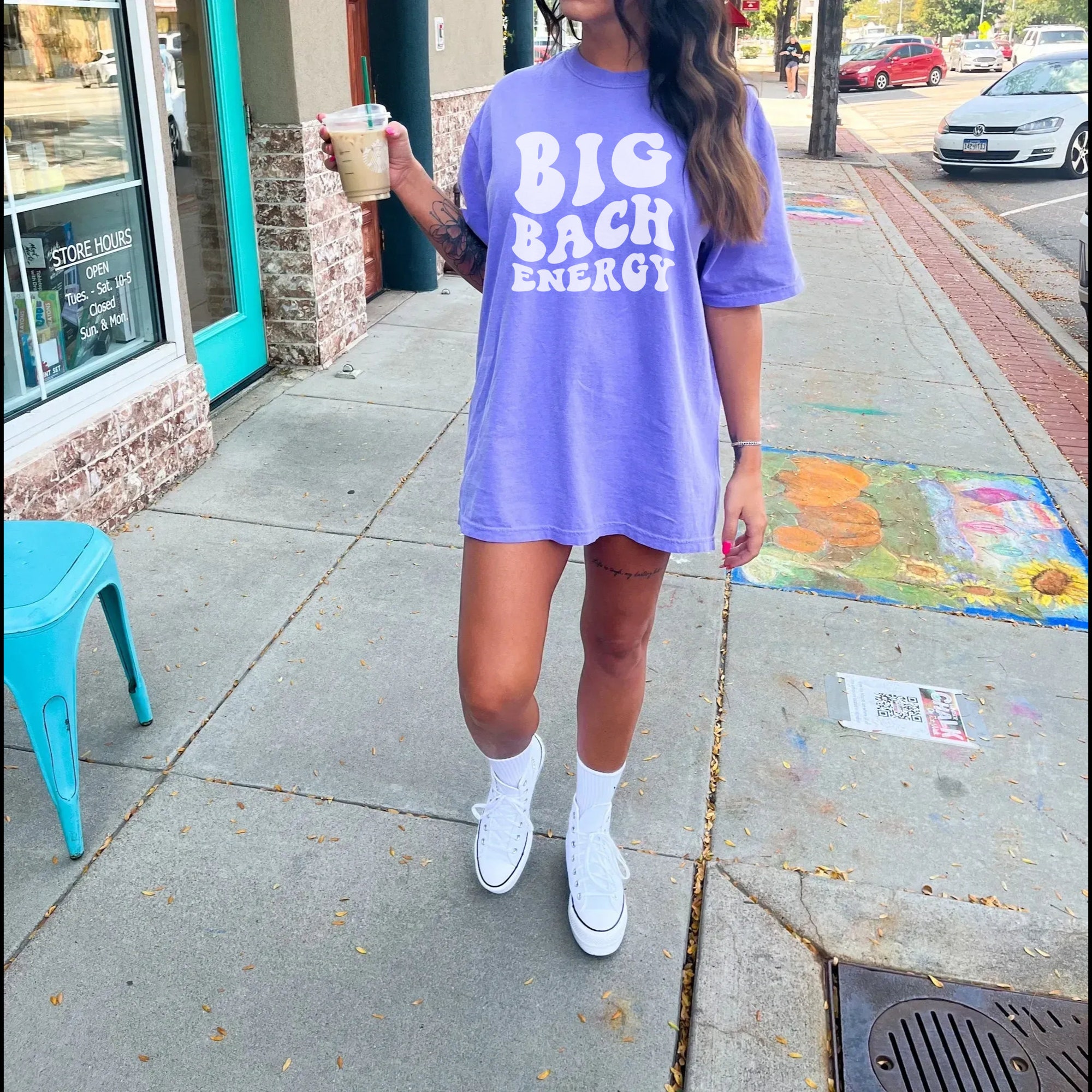 Big Bach Energy: Custom Groovy Retro Pink Bachelorette Shirts image 4