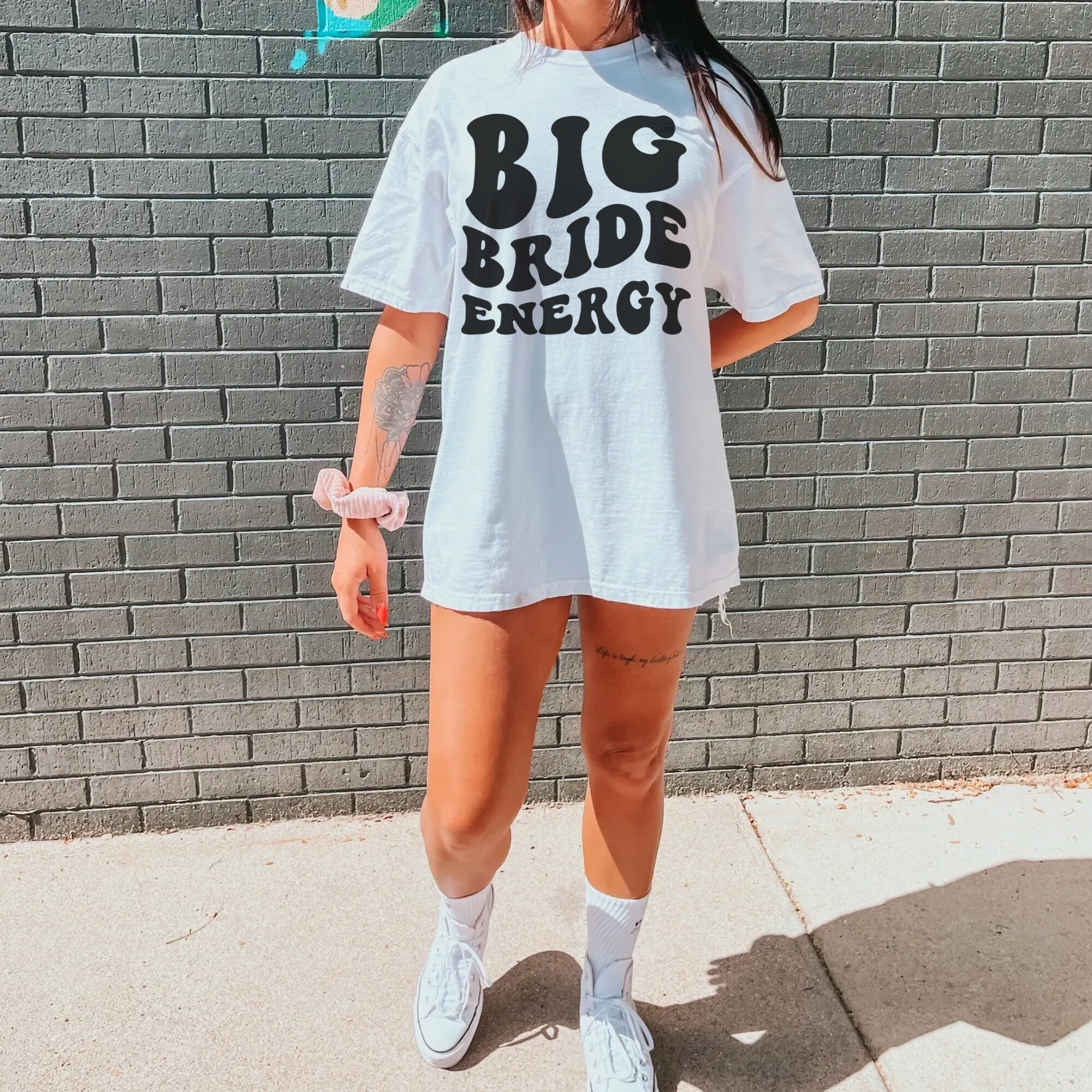 Big Bach Energy: Custom Pink Retro Bachelorette Party Shirts image 6